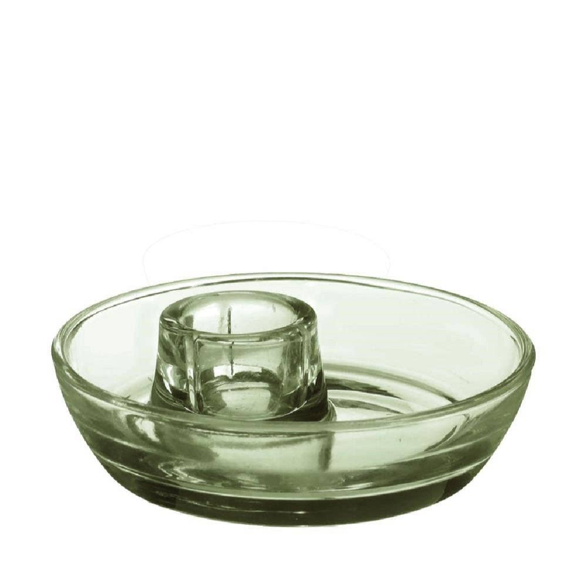 Mila Glass Dinner Candle Holder - 2 Colours
