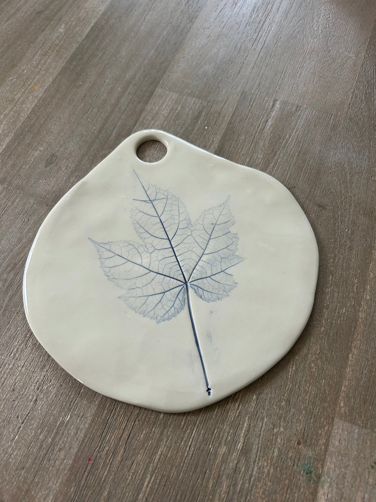 Spring Botanical Ceramic Serving Board (Medium)