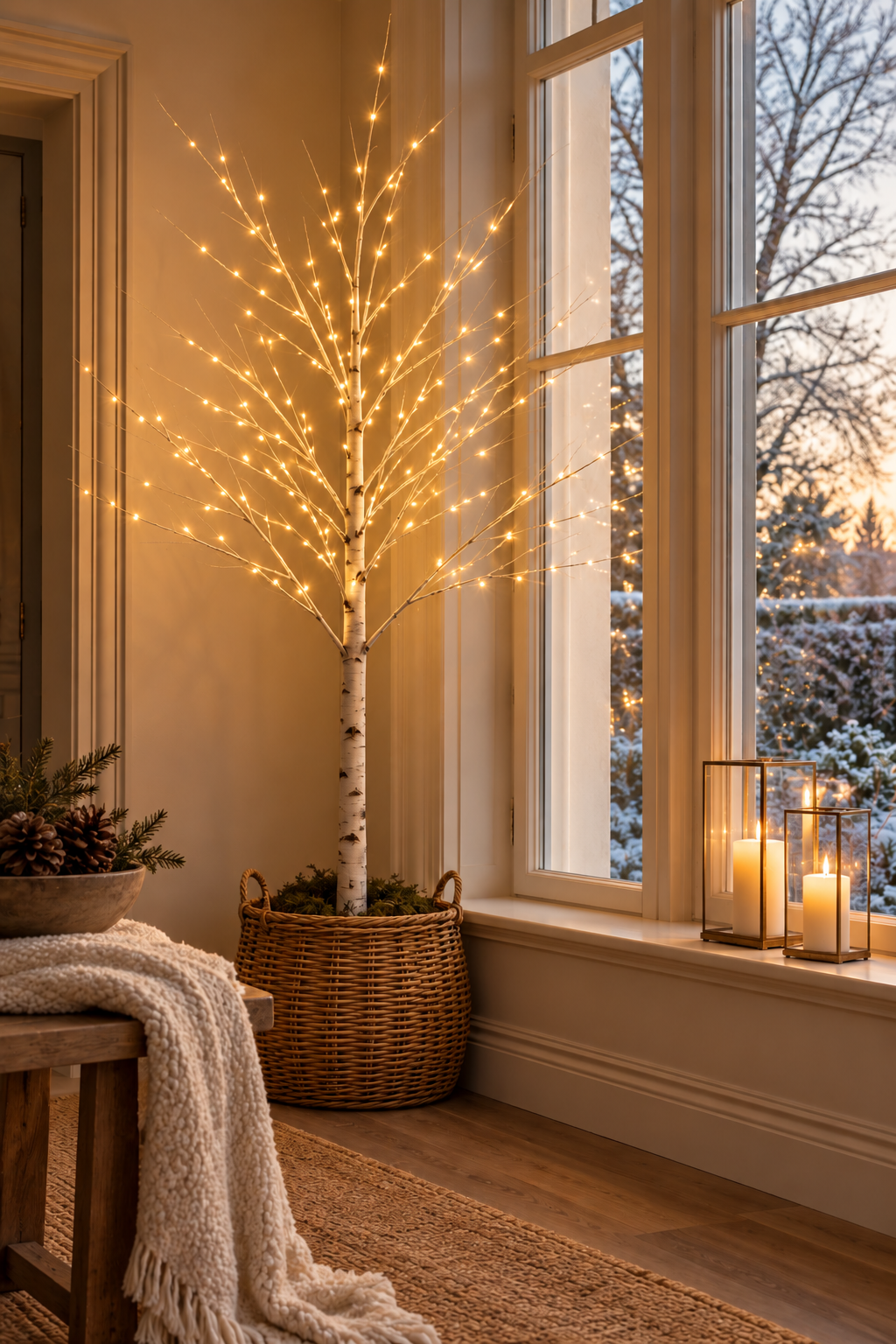 LED Birch Tree – 180cm / 6 ft