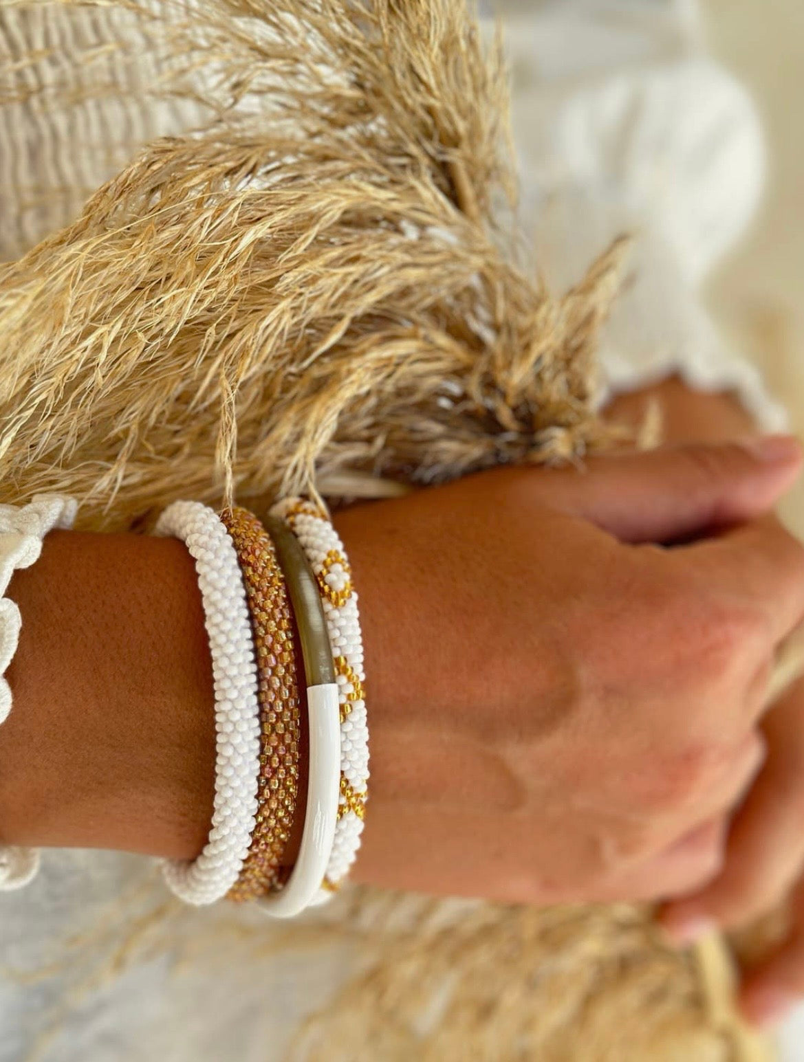 Lacquered Artisan Bangles Various Colours