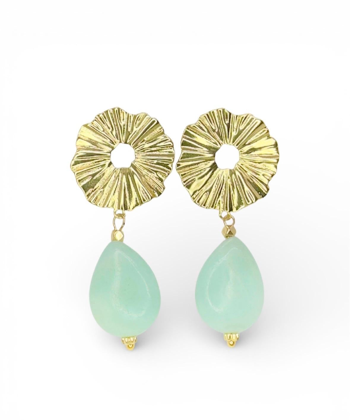 Sky Amazonite Earrings