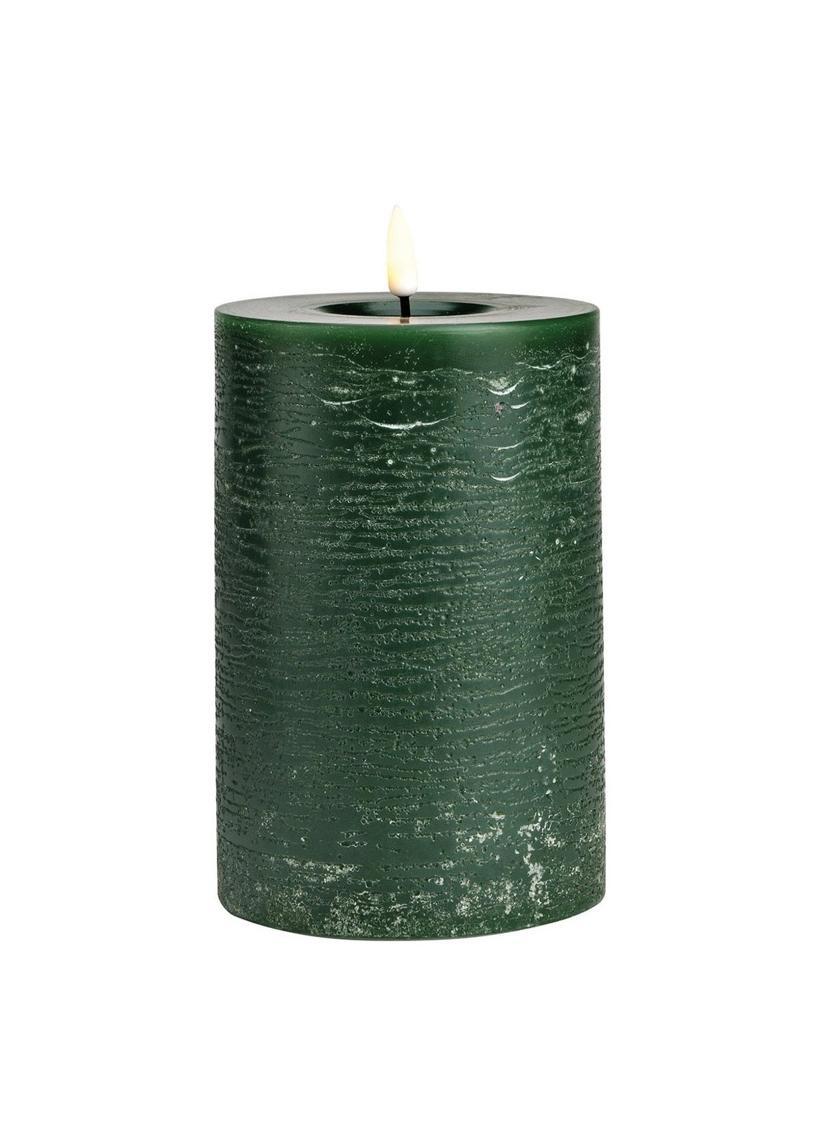 Forest Green Wax LED Candles