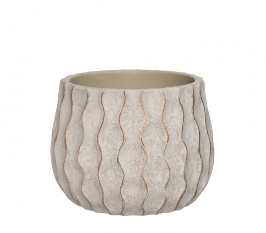 Ceramic 'Wave' Planter (S/M)