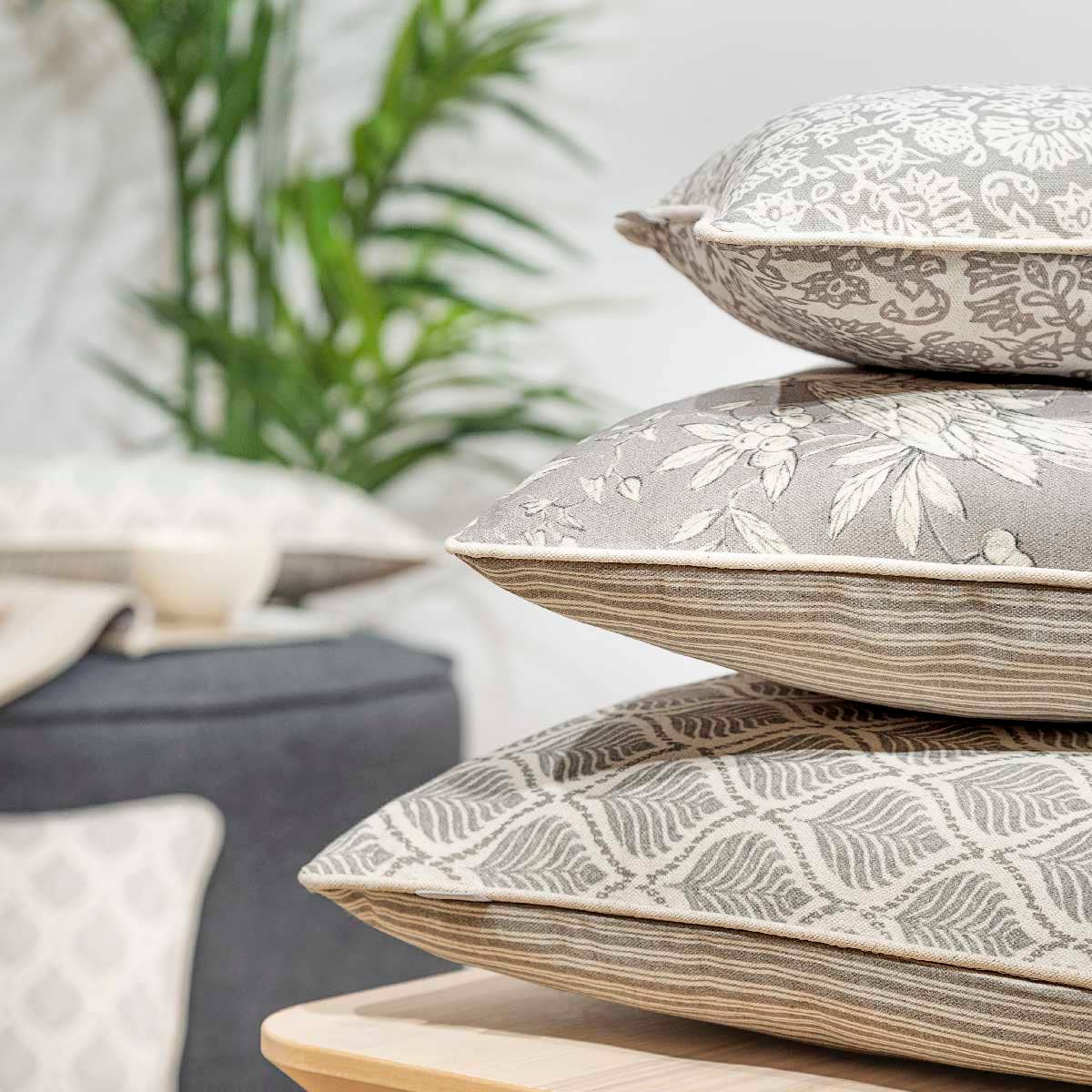 Cotton Cushion Cover - Two Colours