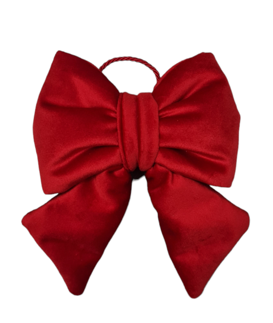 Handmade Padded Velvet Bows 3 Colours