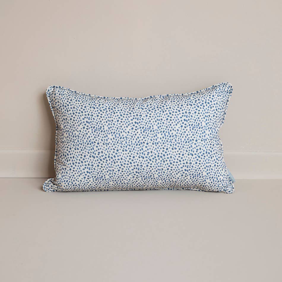 Blue Matilda Dots Cushion