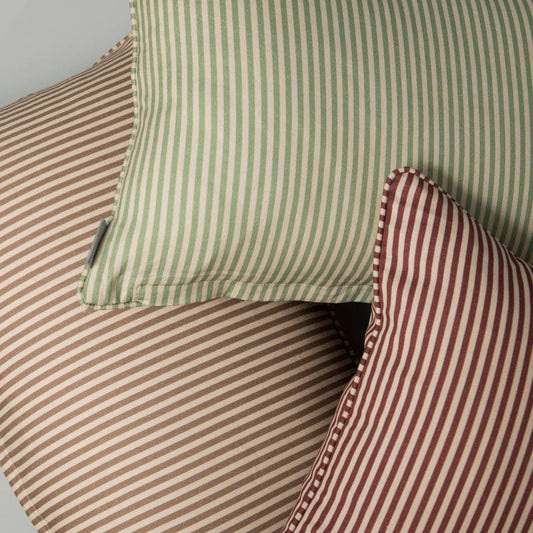 Striped Cotton Cushion - 3 Colours