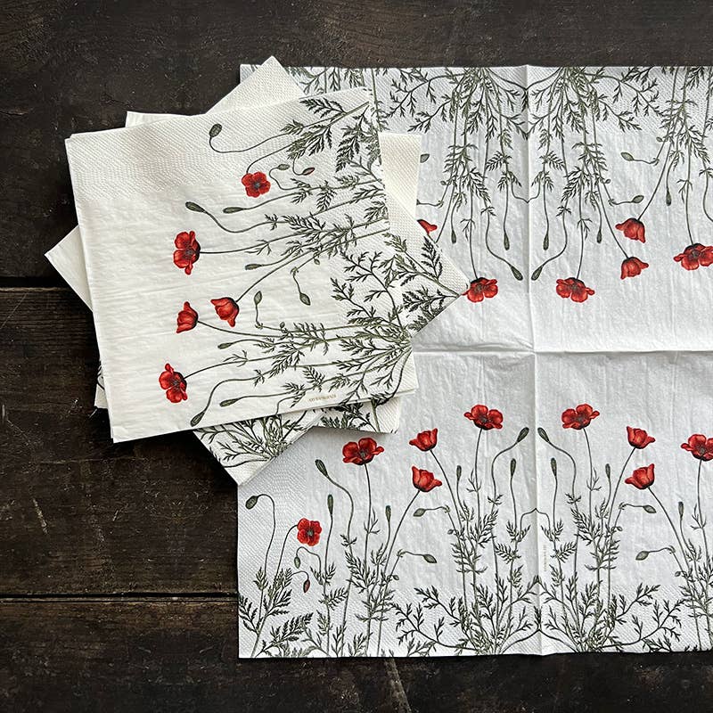 Poppy Paper napkins