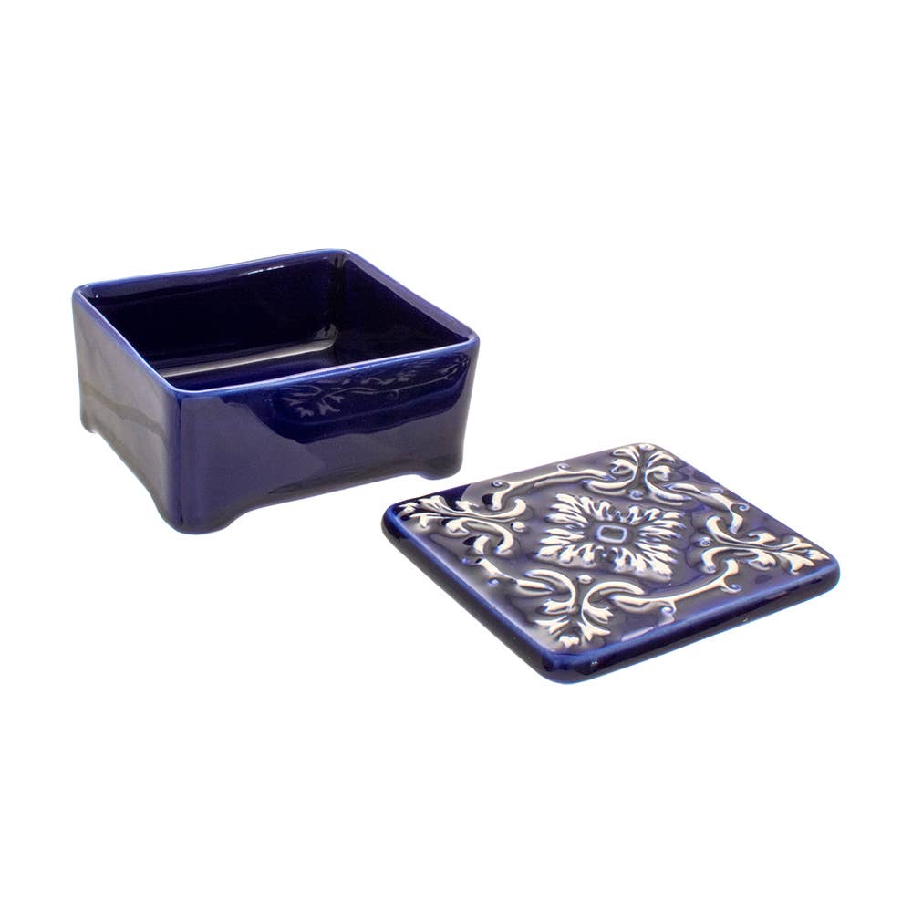 Ceramic Tile Jewelry Box - 3 Colours