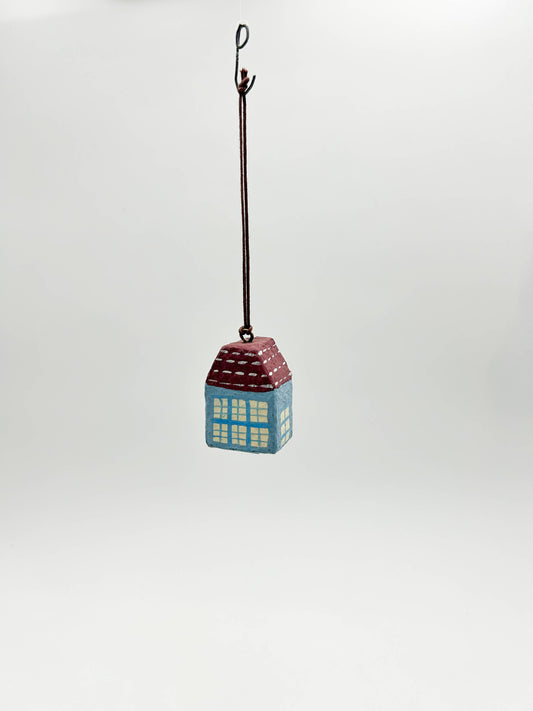 Turquoise Hanging House Ornament