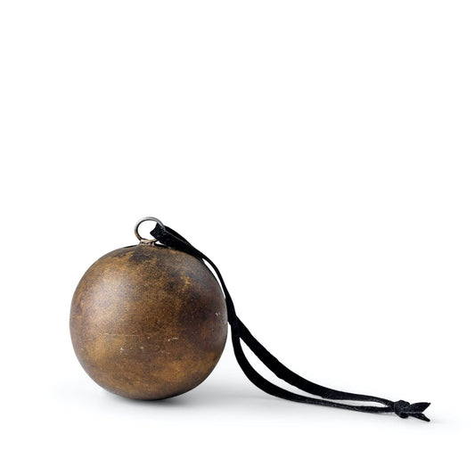 Antique Gold Metal Bauble