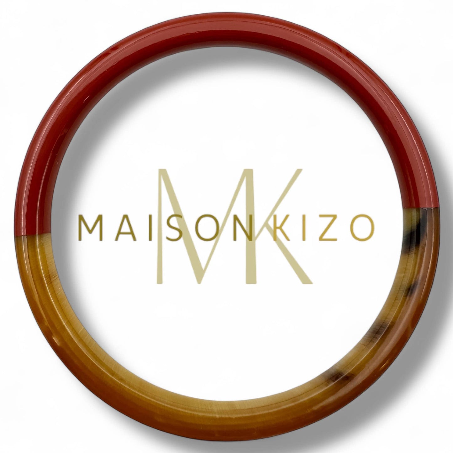 Lacquered Bangle - Terracotta