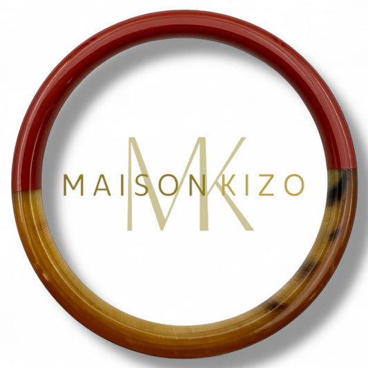 Lacquered Bangle - Terracotta