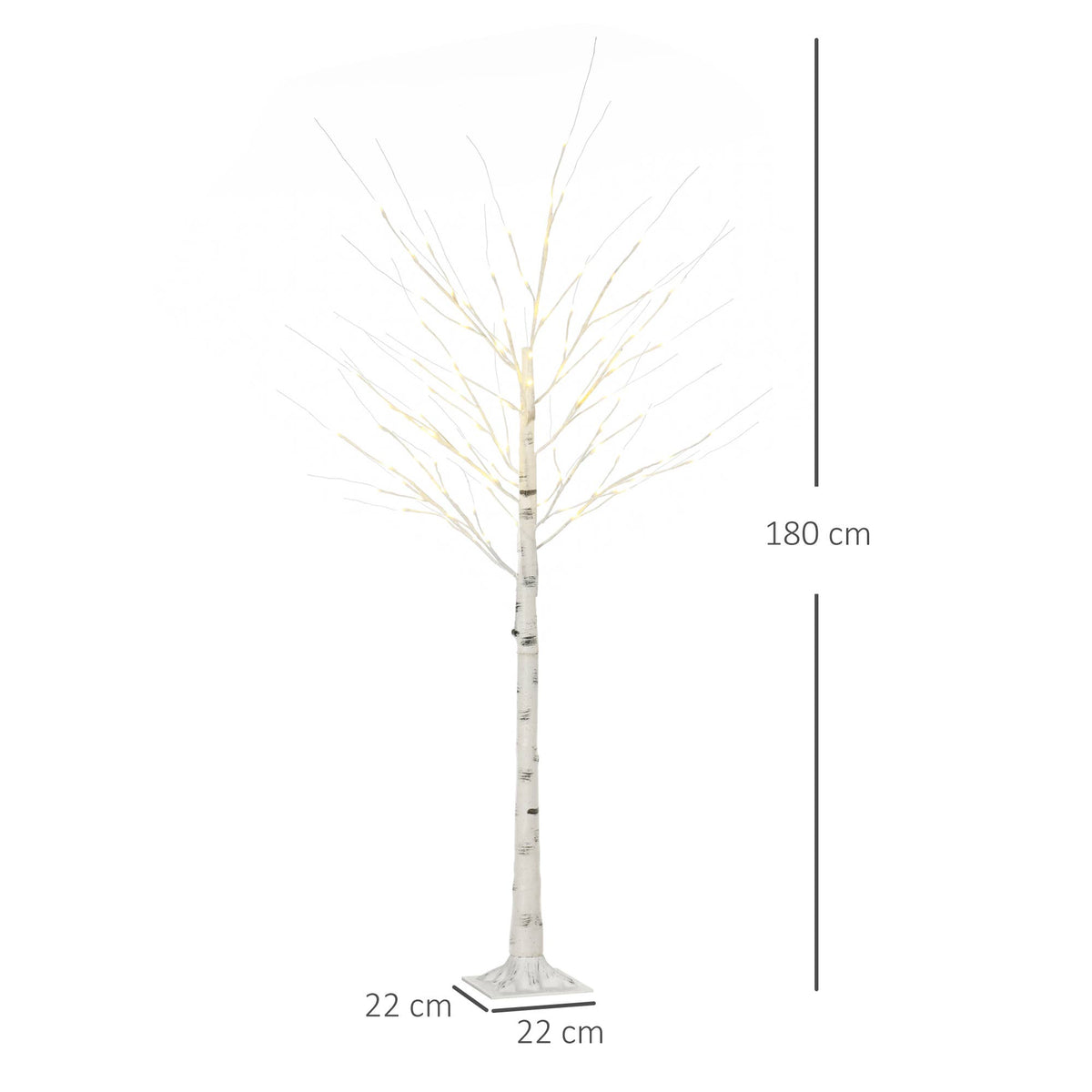 LED Birch Tree – 180cm / 6 ft