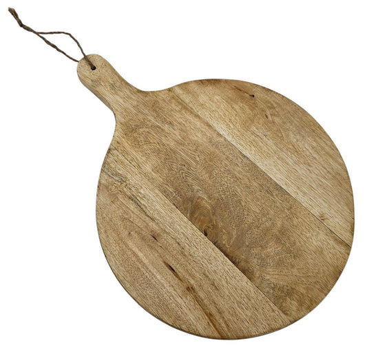 Round Wooden Serving Tray