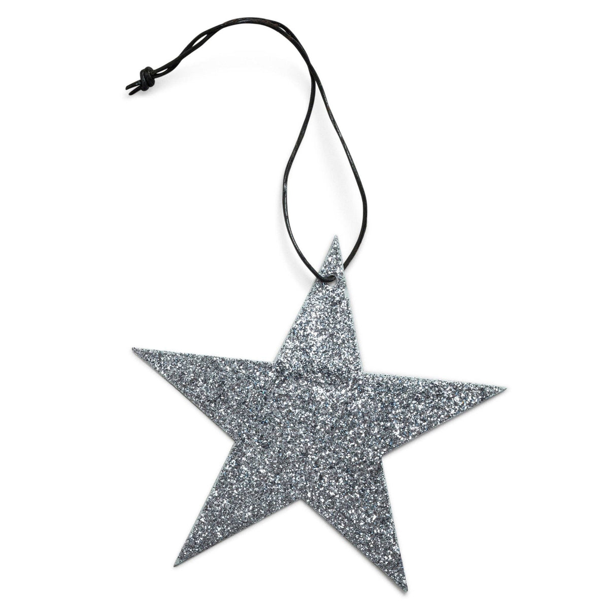 Silver Glitter Star