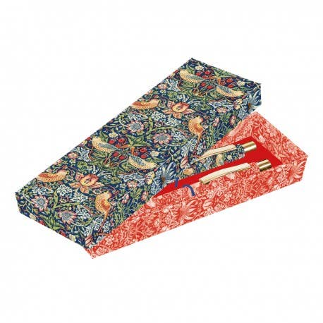 William Morris Pen Set - Strawberry Thief
