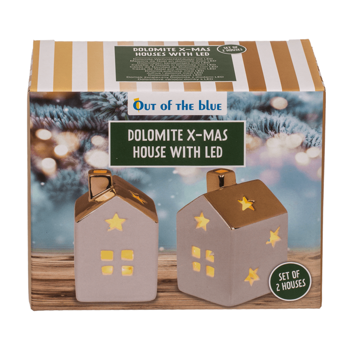 LED Christmas House Set