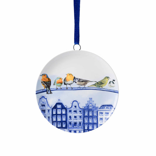 Christmas Ornament Forest birds in the city