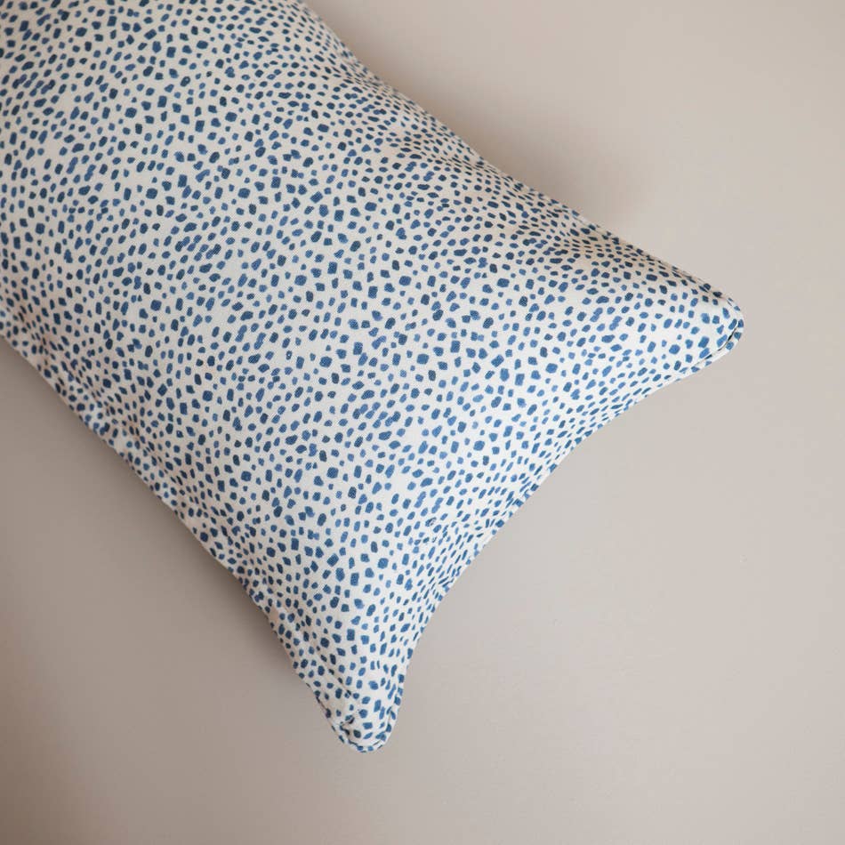 Blue Matilda Dots Cushion