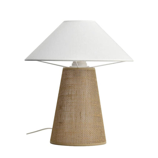 Sisal and Ecru Table Lamp